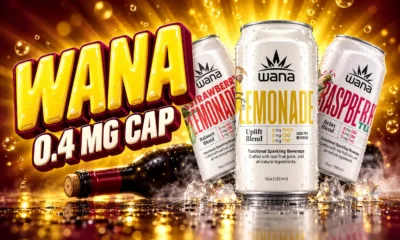 Wana THC sparkling drinks Total Wine hemp cap