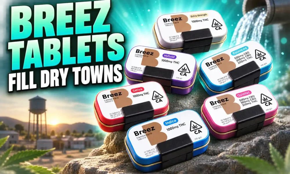 Breez tablets fill California towns banned cannabis shops
