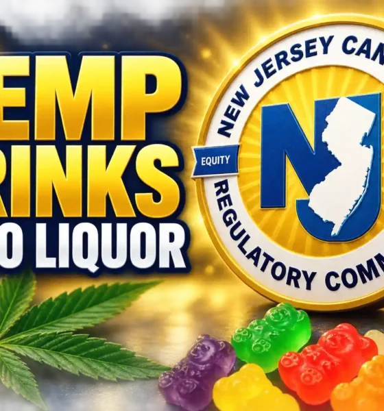 New Jersey hemp THC drinks to liquor stores 2026