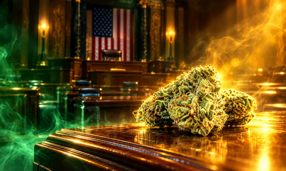 Congress drops marijuana rescheduling freeze medical rider